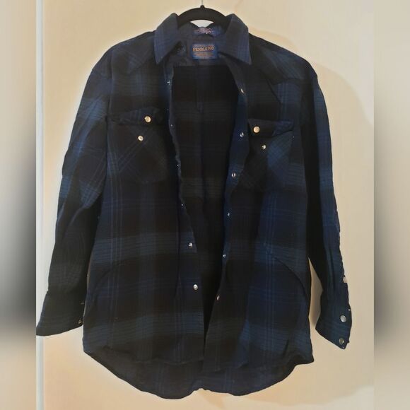 Unisex Pendleton 100% Wool Shacket - Picture 3 of 6